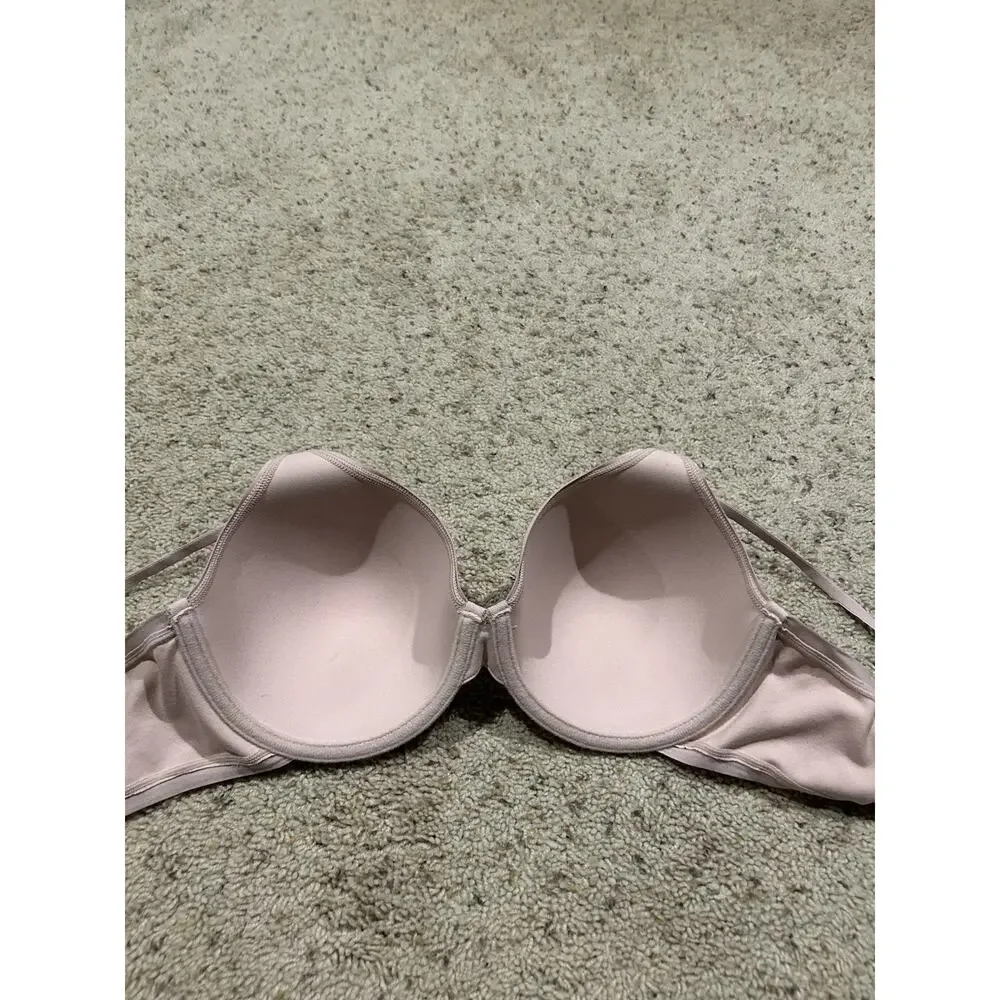 Natori 32DD BRA T-Shirt Understated Smooth Contour Underwire 132025 Peach F25